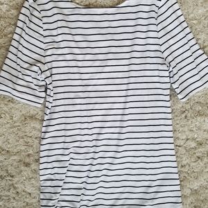 Black and white striped shirt
